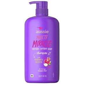 Aussie Multi Miracle Shampoo with Pomegranate & Shea Butter (33.8 fl. oz.)